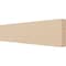 Ekena Millwork 2in. W x 6in. H x 24in. L Block Woodgrain TimberThane Rafter Tail, Primed Tan RFTUR02X06X24BLKRCPR - alternate 1